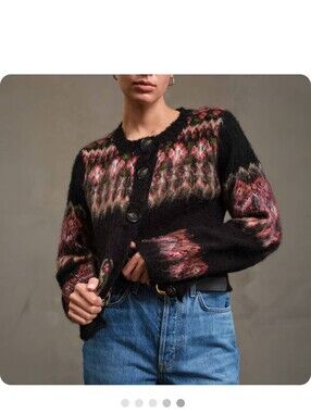 Raisonnel Icelandic Fuzzy Knit Cardigan